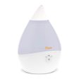 Crane EE-5302W Droplet Ultrasonic Cool Mist 0.5 Gallon Humidifier White - Certified Refurbished Sale