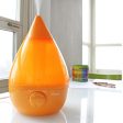 Crane EE-5301O Drop Ultrasonic Cool Mist 1 Gallon Humidifier Orange - Certified Refurbished Online now