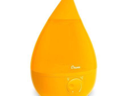 Crane EE-5301O Drop Ultrasonic Cool Mist 1 Gallon Humidifier Orange - Certified Refurbished Online now