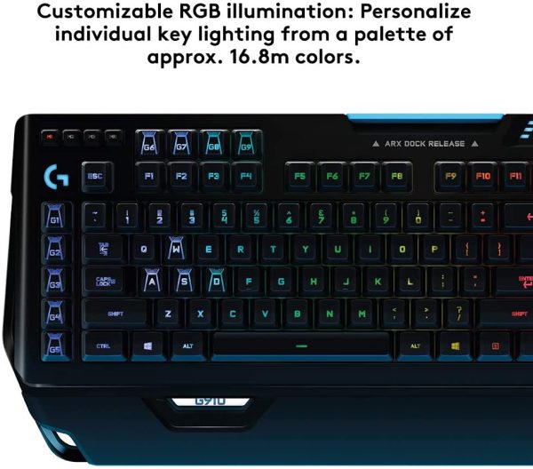 Logitech G910 Orion Spectrum RGB Mechanical Gaming Keyboard - Seller Refurbished on Sale