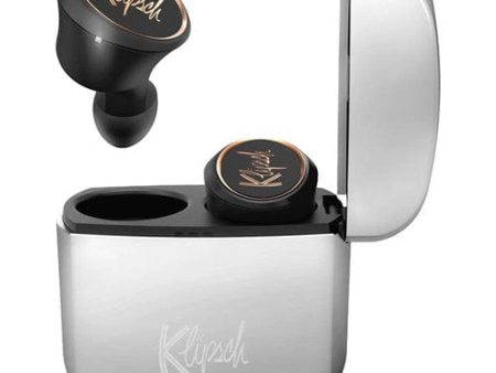 Klipsch T5 True Wireless In-Ear Earphones, Silver Black - Refurbished Online Hot Sale