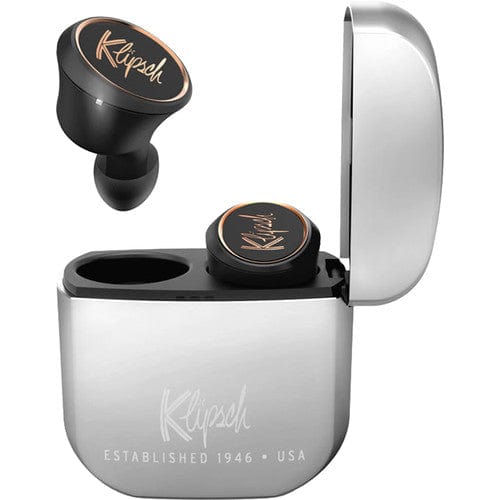 Klipsch T5 True Wireless In-Ear Earphones, Silver Black - Refurbished Online Hot Sale