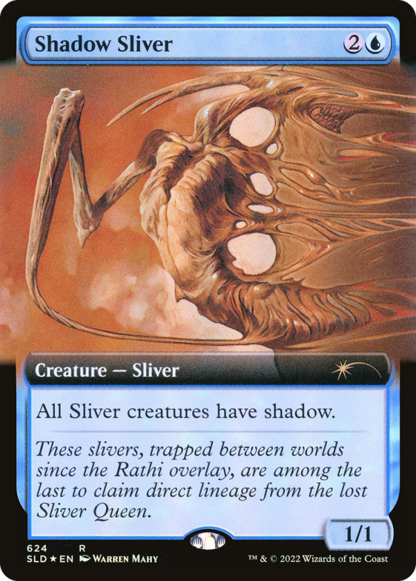 Shadow Sliver (Extended Art) [Secret Lair Drop Promos] For Cheap