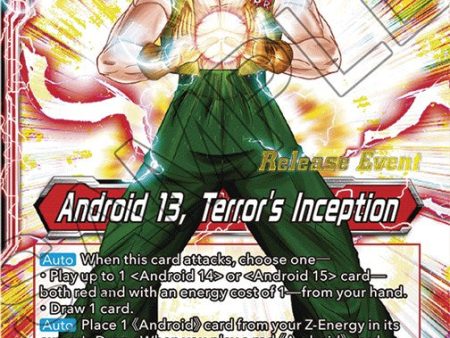 Gero s Supercomputer    Android 13, Terror s Inception (Fighter s Ambition Holiday Pack) (BT19-002) [Tournament Promotion Cards] For Discount