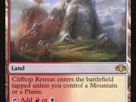 Clifftop Retreat [Dominaria Remastered] Online Hot Sale