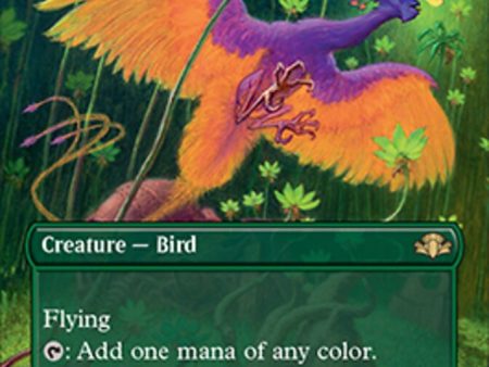 Birds of Paradise (Borderless Alternate Art) [Dominaria Remastered] Online Hot Sale