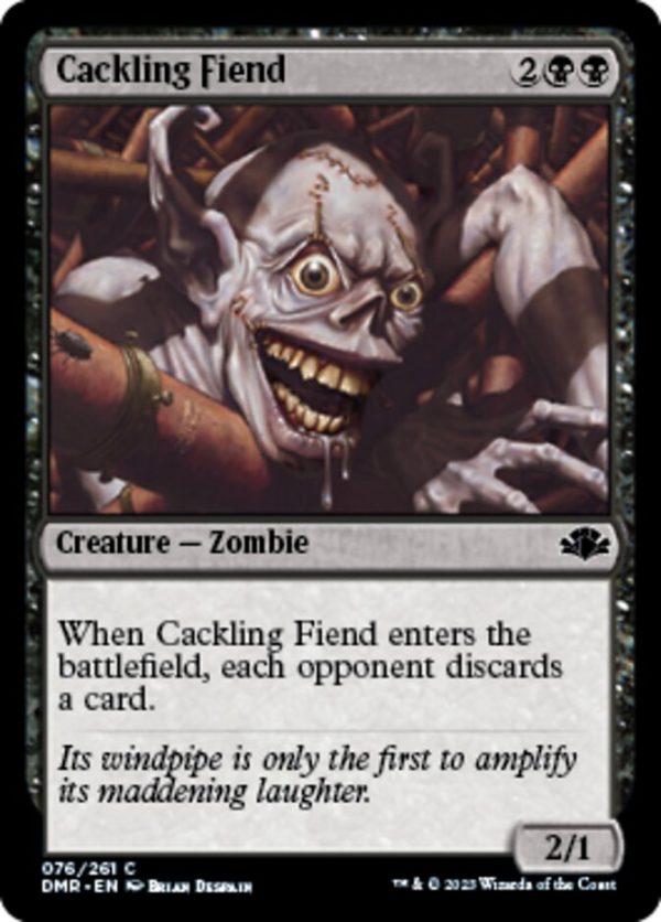 Cackling Fiend [Dominaria Remastered] Discount