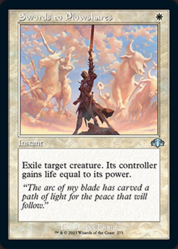 Swords to Plowshares (Retro) [Dominaria Remastered] For Discount