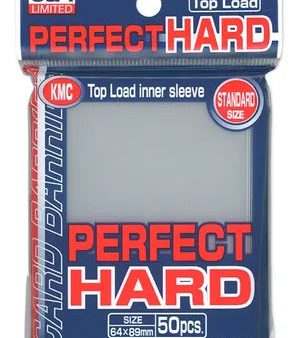 KMC Standard Sized - Perfect Hard Sleeves - Clear (50-Pack) For Cheap