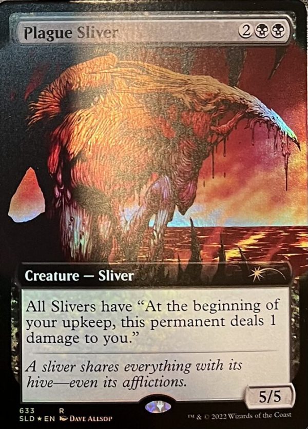 Plague Sliver (Extended Art) [Secret Lair Drop Promos] on Sale