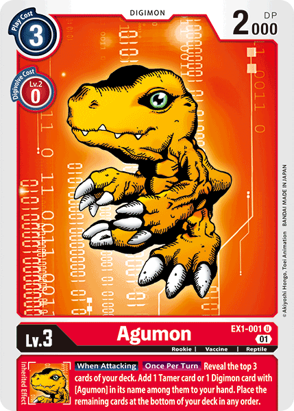 Agumon [EX1-001] [Classic Collection] Sale