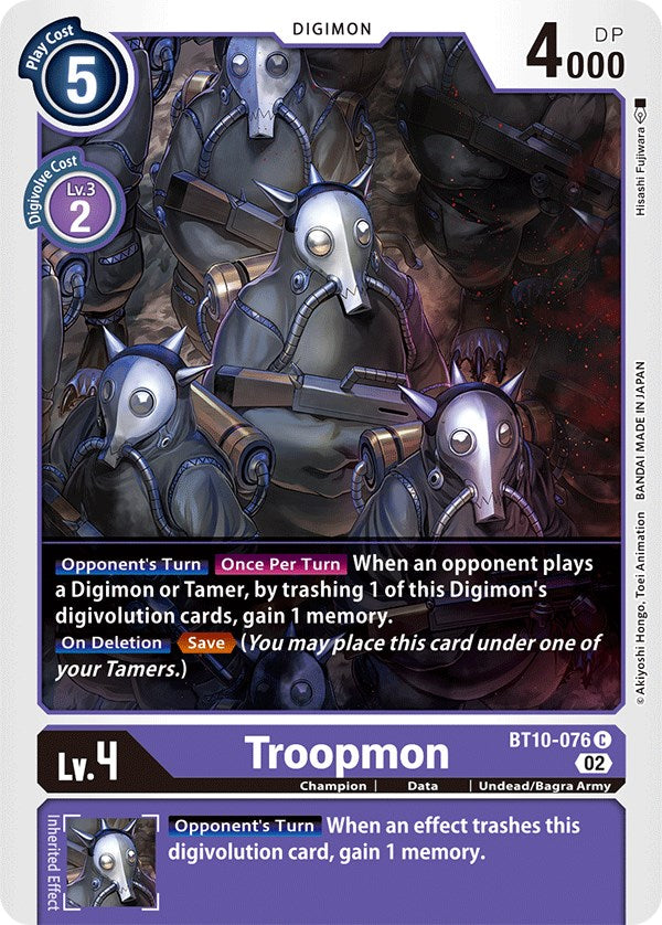 Troopmon [BT10-076] [Xros Encounter] Online now