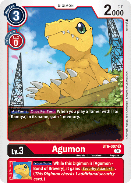 Agumon [BT6-007] [Double Diamond] on Sale