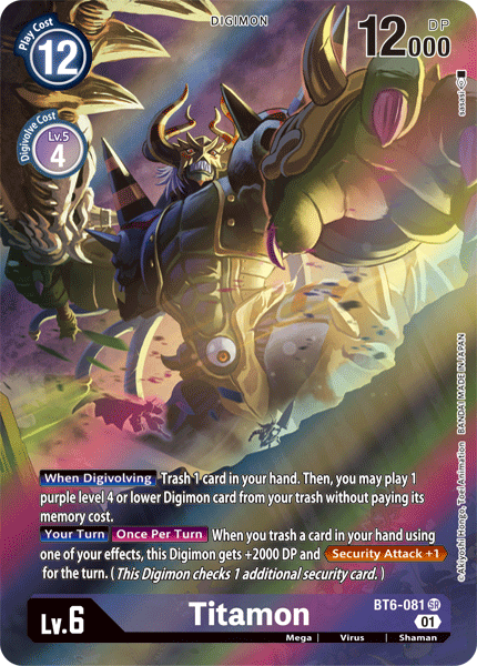 Titamon [BT6-081] (Alternate Art) [Double Diamond] For Cheap