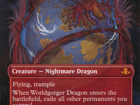 Worldgorger Dragon (Borderless Alternate Art) [Dominaria Remastered] Hot on Sale