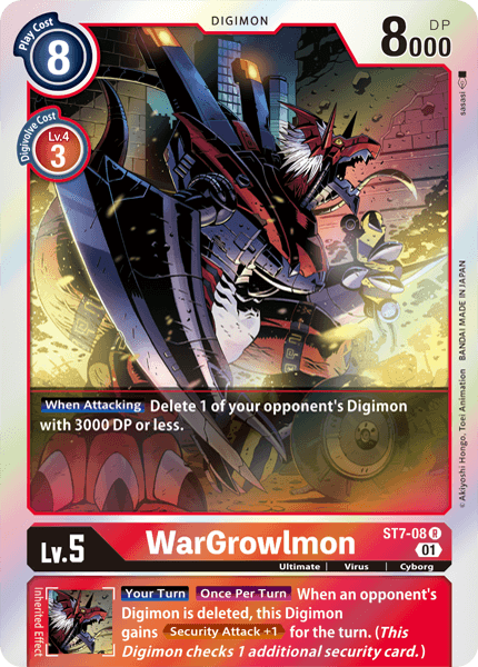 WarGrowlmon [ST7-08] [Starter Deck: Gallantmon] Online Sale