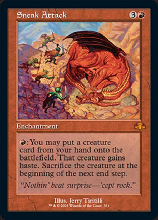 Sneak Attack (Retro) [Dominaria Remastered] Sale