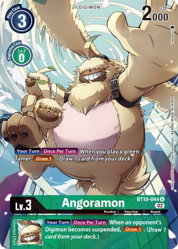 Angoramon [BT10-044] (Alternate Art) [Xros Encounter] Supply