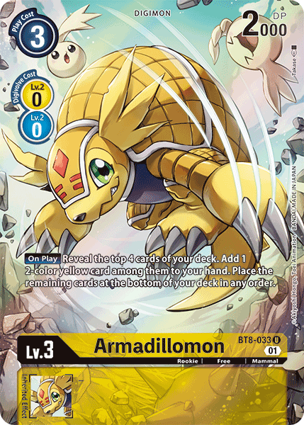 Armadillomon [BT8-033] (Alternate Art) [New Awakening] Online Sale