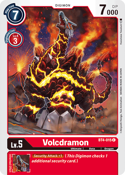 Volcdramon [BT4-015] [Great Legend] For Discount