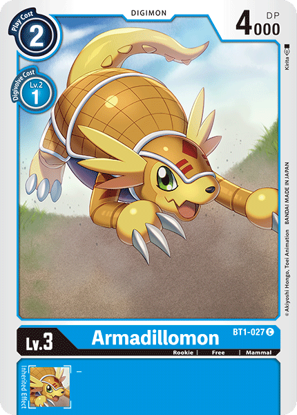 Armadillomon [BT1-027] [Release Special Booster Ver.1.0] Online