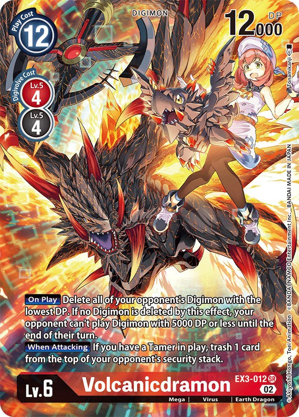 Volcanicdramon [EX3-012] (Alternate Art) [Draconic Roar] For Cheap