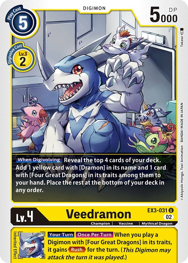 Veedramon [EX3-031] [Draconic Roar] Fashion