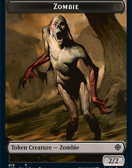 Zombie    Zombie Knight Double-Sided Token [Starter Commander Decks] Sale