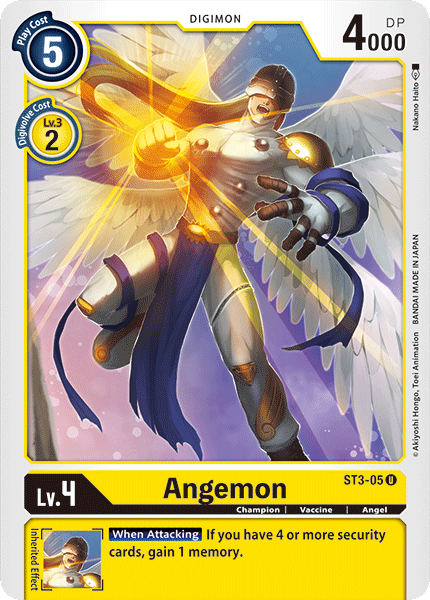 Angemon [ST3-05] [Starter Deck: Heaven s Yellow] Discount