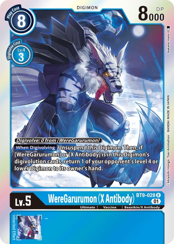 WereGarurumon (X Antibody) [BT9-028] [X Record] Online Sale