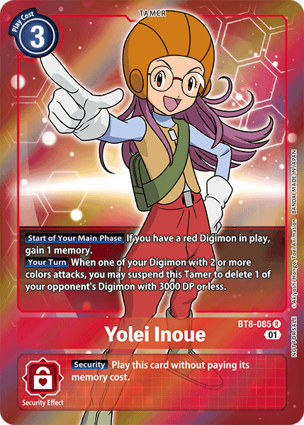 Yolei Inoue [BT8-085] (Alternative Art - Box Topper) [New Awakening] on Sale