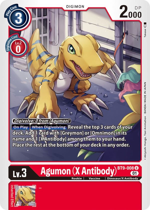 Agumon (X Antibody) [BT9-008] [X Record] Fashion