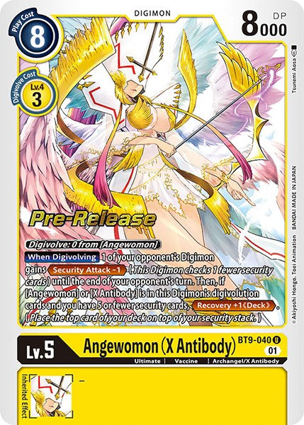 Angewomon (X Antibody) [BT9-040] [X Record Pre-Release Promos] For Cheap