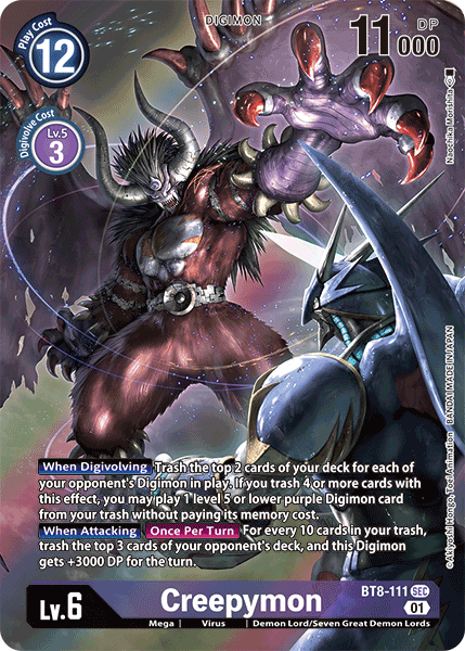 Creepymon [BT8-111] (Alternate Art) [New Awakening] Hot on Sale