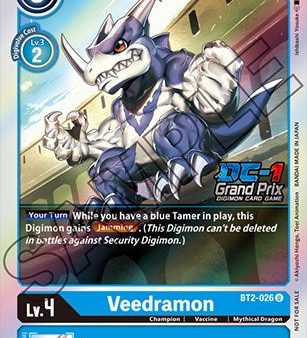 Veedramon [BT2-026] (DC-1 Grand Prix) [Release Special Booster Promos] Online Sale