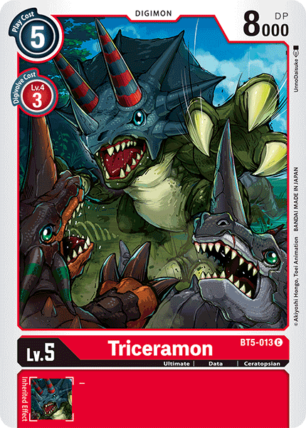 Triceramon [BT5-013] [Battle of Omni] For Discount