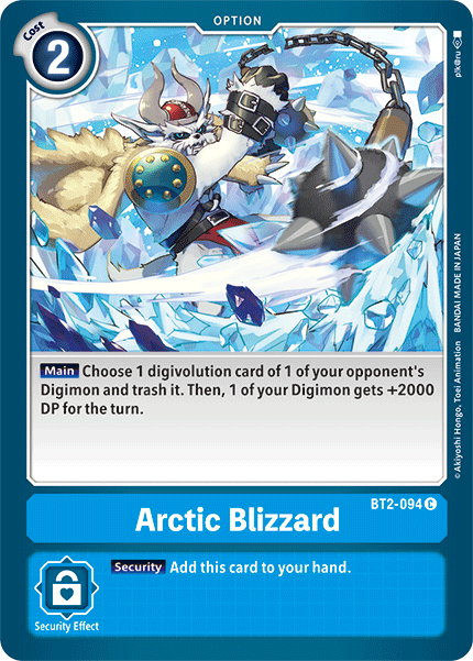 Arctic Blizzard [BT2-094] [Release Special Booster Ver.1.5] For Discount