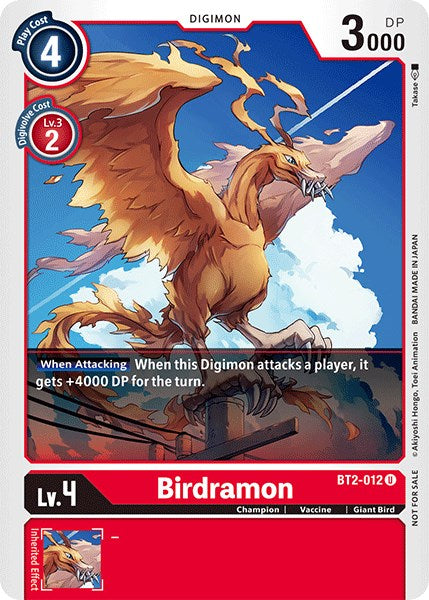 Birdramon [BT2-012] (Official Tournament Pack Vol.3) [Release Special Booster Promos] Online now