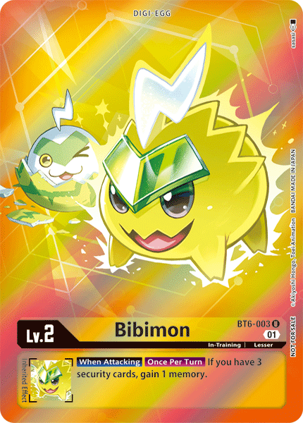 Bibimon [BT6-003] (Alternative Art - Box Topper) [Double Diamond] Fashion