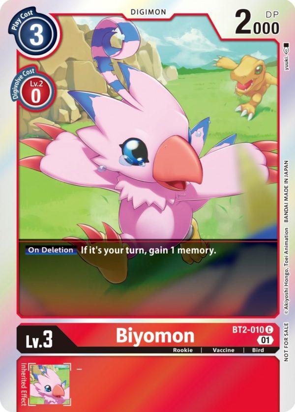 Biyomon [BT2-010] (ST-11 Special Entry Pack) [Release Special Booster Promos] Online