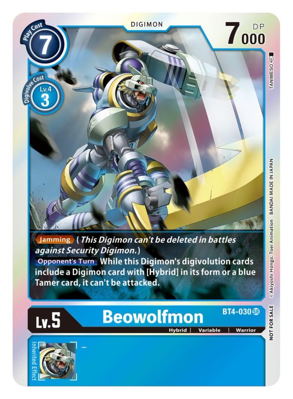 BeoWolfmon [BT4-030] (Event Pack 2) [Great Legend] Online Sale