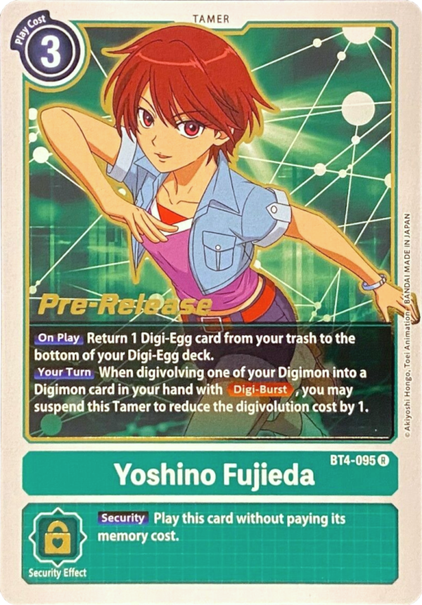 Yoshino Fujieda [BT4-095] [Great Legend Pre-Release Promos] Cheap