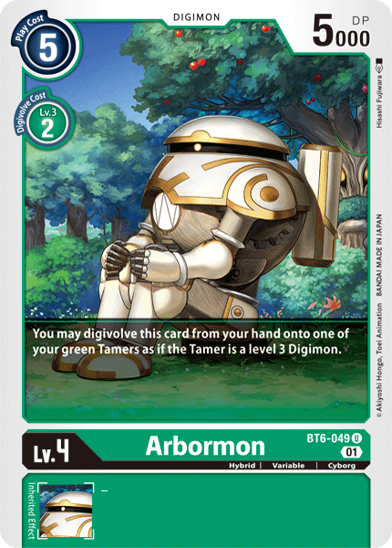 Arbormon [BT6-049] [Double Diamond] Hot on Sale