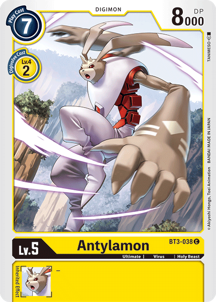 Antylamon [BT3-038] [Release Special Booster Ver.1.5] Online now