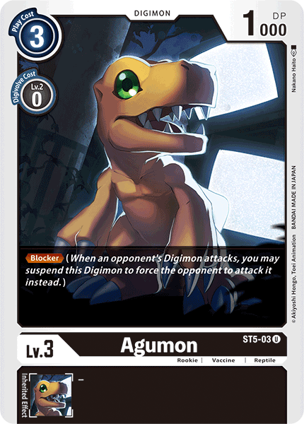 Agumon [ST5-03] [Starter Deck: Machine Black] For Sale