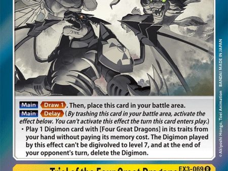 Trial of the Four Great Dragons [EX3-069] [Draconic Roar] Discount