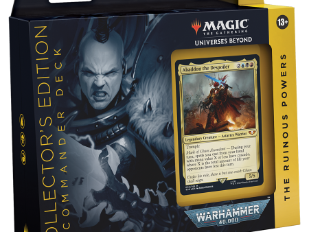 Warhammer 40,000 - Commander Deck (The Ruinous Powers - Collector s Edition) Hot on Sale