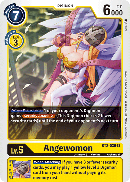 Angewomon [BT3-039] [Release Special Booster Ver.1.5] Fashion