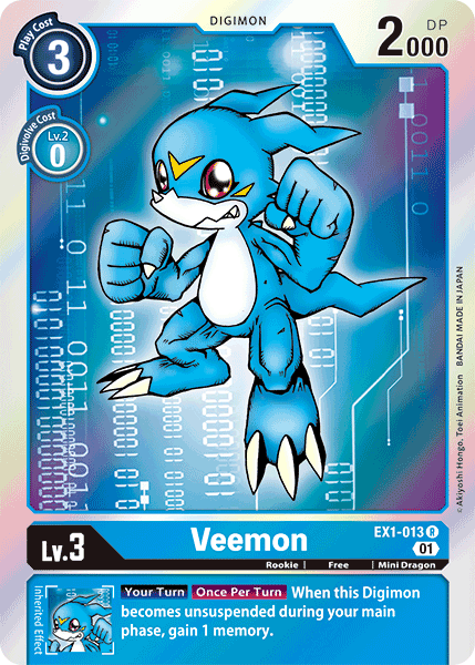 Veemon [EX1-013] [Classic Collection] Supply