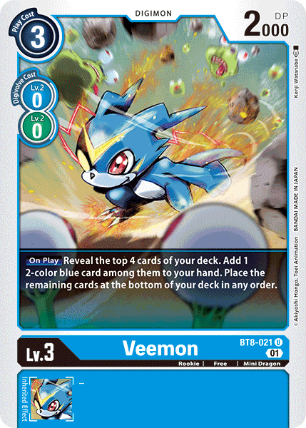 Veemon [BT8-021] [New Awakening] Online Hot Sale